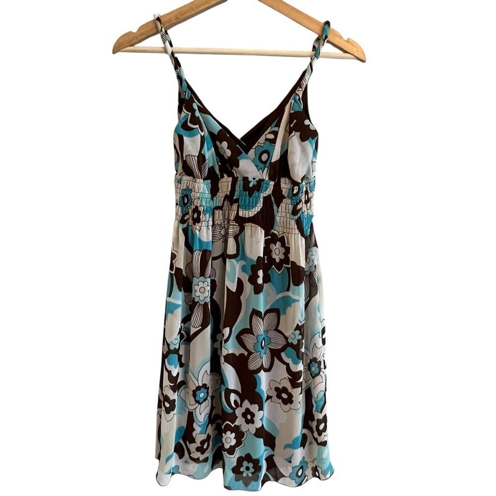 B Darlin Y2K Babydoll Womens Dress Size 3/4 Floral Empire Waist 90s Retro Casual